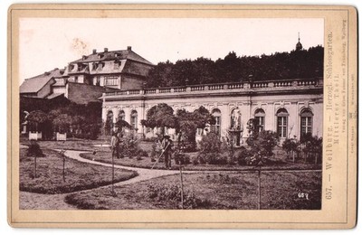 Fotografie Ernst Roepke, Wiesbaden, Ansicht Weilburg, mittlerer Teil ders Herzo 