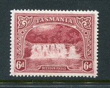 Tasmania #93 Dilston Falls 6 P. [Mint Hinged] 