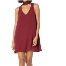 Show Me Your Mumu dress womens XS NEW Friday Choker burgundy pebble mini cutout