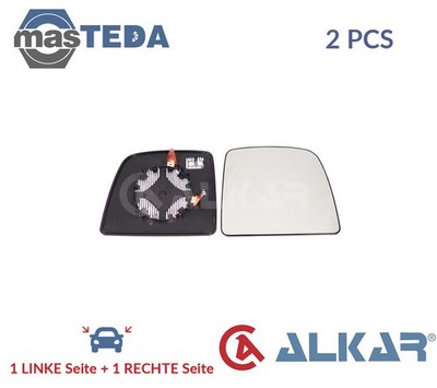 6432341 AUßENSPIEGEL SPIEGELGLAS PAAR ALKAR 2PCS NEU OE QUALITÄT