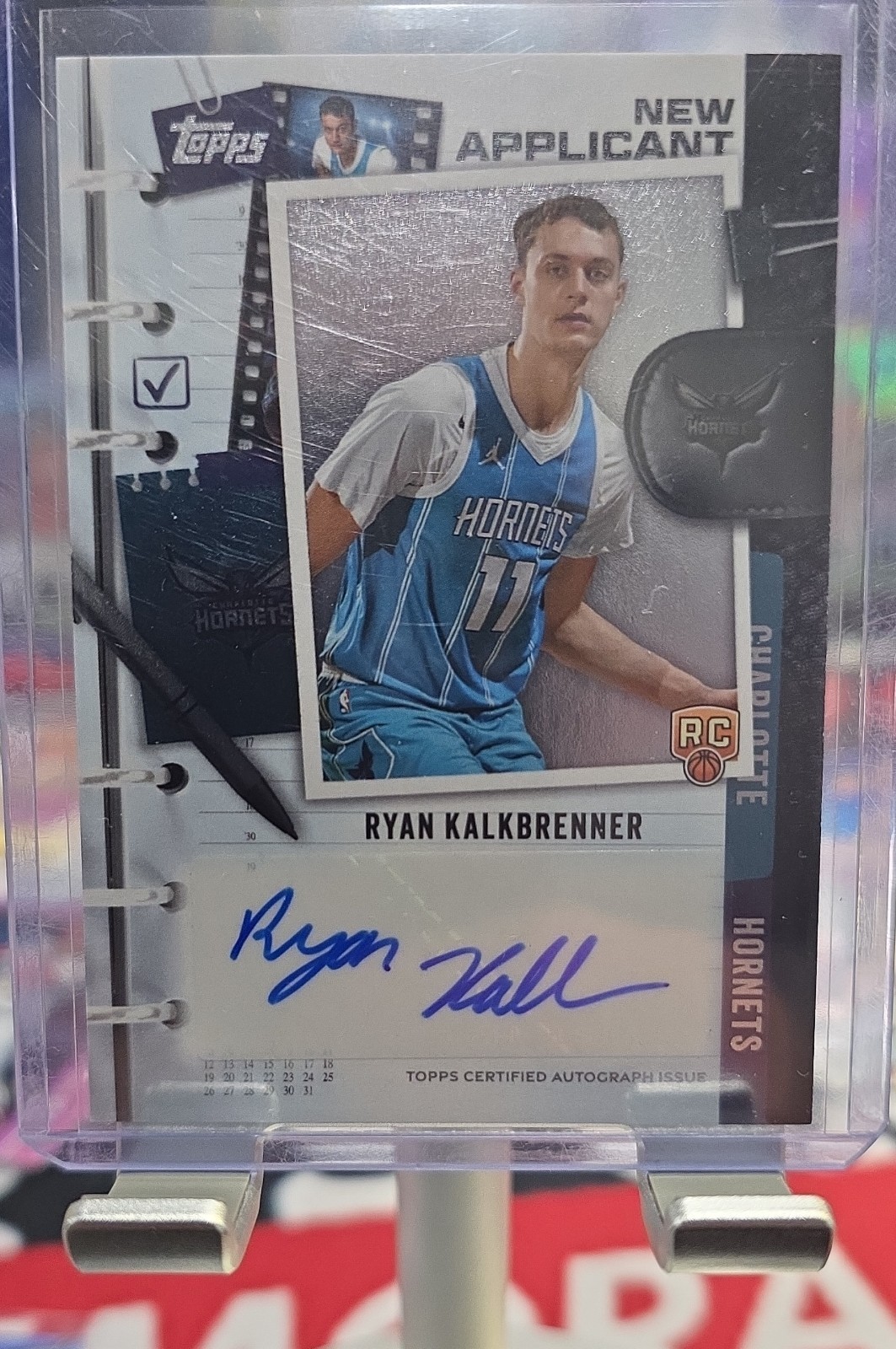 2025-26 Topps - New Applicants Autographs Ryan Kalkbrenner #NA-RK (AU, RC)