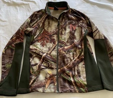 Women’s Huntworth Medium Camo Zipper Jacket Camouflage Outdoor Hiking Hunting