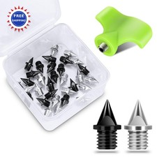 Track Spikes 4 Inch 32 Pieces 47 G Carbon Steel Lighter Weight Shoes Nail Weighs