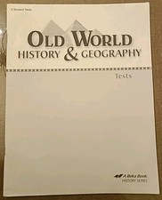 Abeka Old World History And Geography Grade 5...
