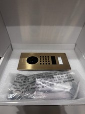 D1101V Flush-mount IP Video Intercom Gold-finish Stainless Steel Brushed. New