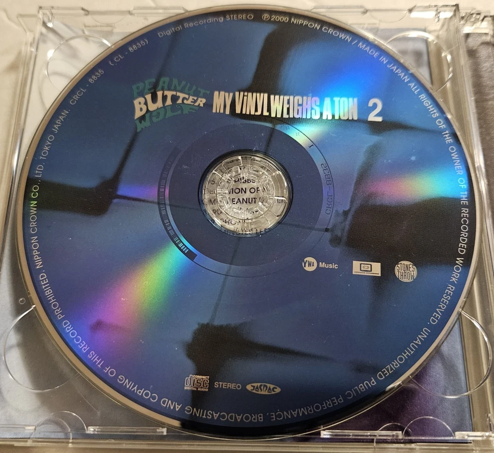 Peanut Butter Wolf - Vinyl Weighs a Ton CD 2 DISCS Japan NM- Foto 4 de 4