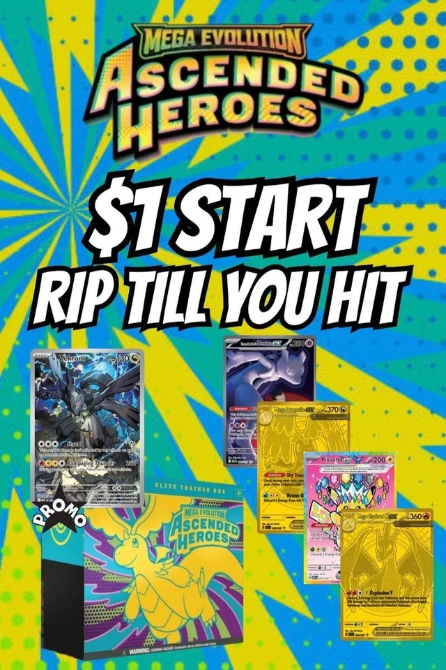 $1 START RIP TILL YOU HIT ASCENDED HEROES