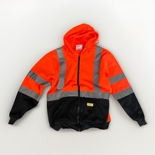 New York Hi-Viz Workwear Men's High Visibility Reflective Zip jacket/hoodie