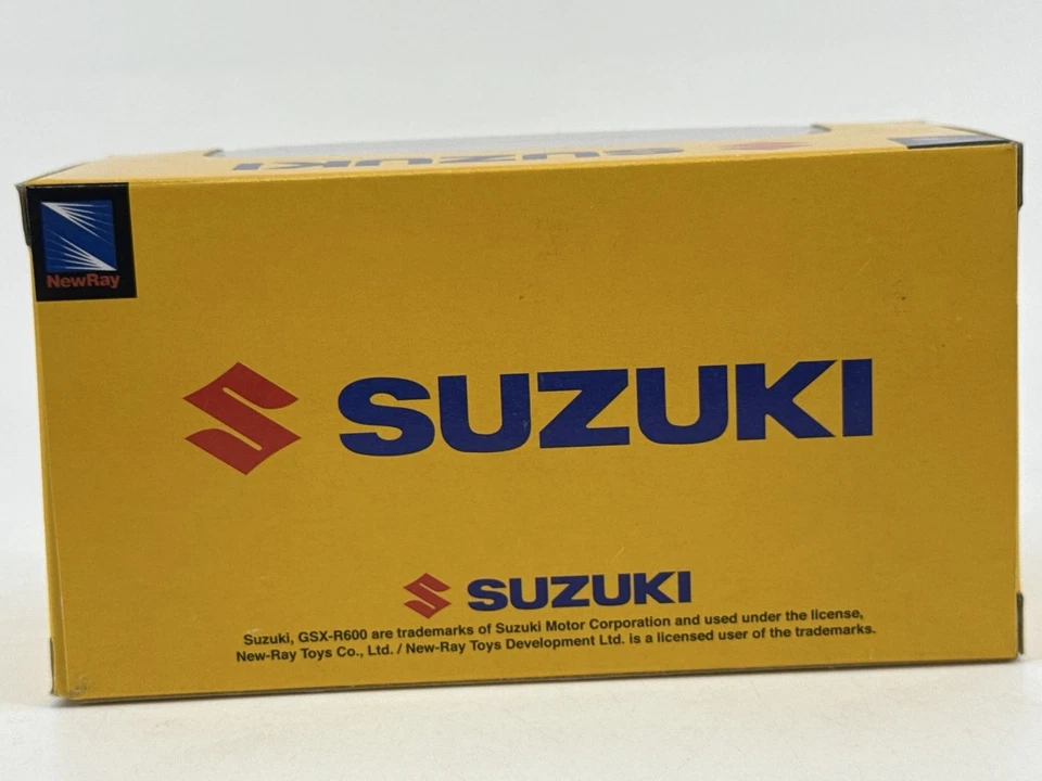 NewRay Suzuki GSX-R600 1:18 Diecast Model Toy Yellow - Image 4 of 4