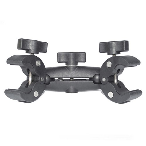 Super Dual-head Clamp Mount Bracket Bicycle Motorcycle Bracket - Afbeelding 1 van 10