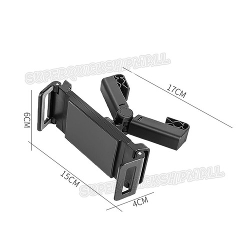 Universal 360° Mount Car Headrest Holder Seat Back Phone Tablet for IOS iPad - Picture 2 of 9
