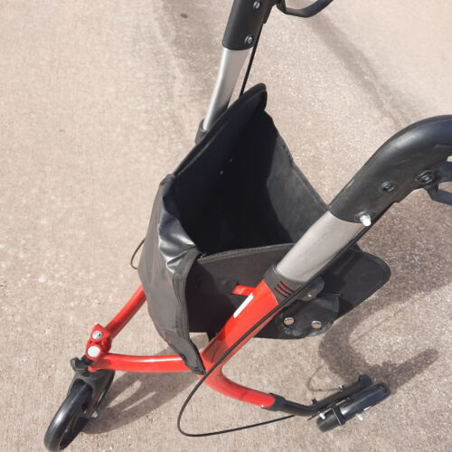 Vevor Rollator Walker Seniors Lightweight Foldable Adjustable 260 Lbs 8" Wheels - Picture 2 of 22
