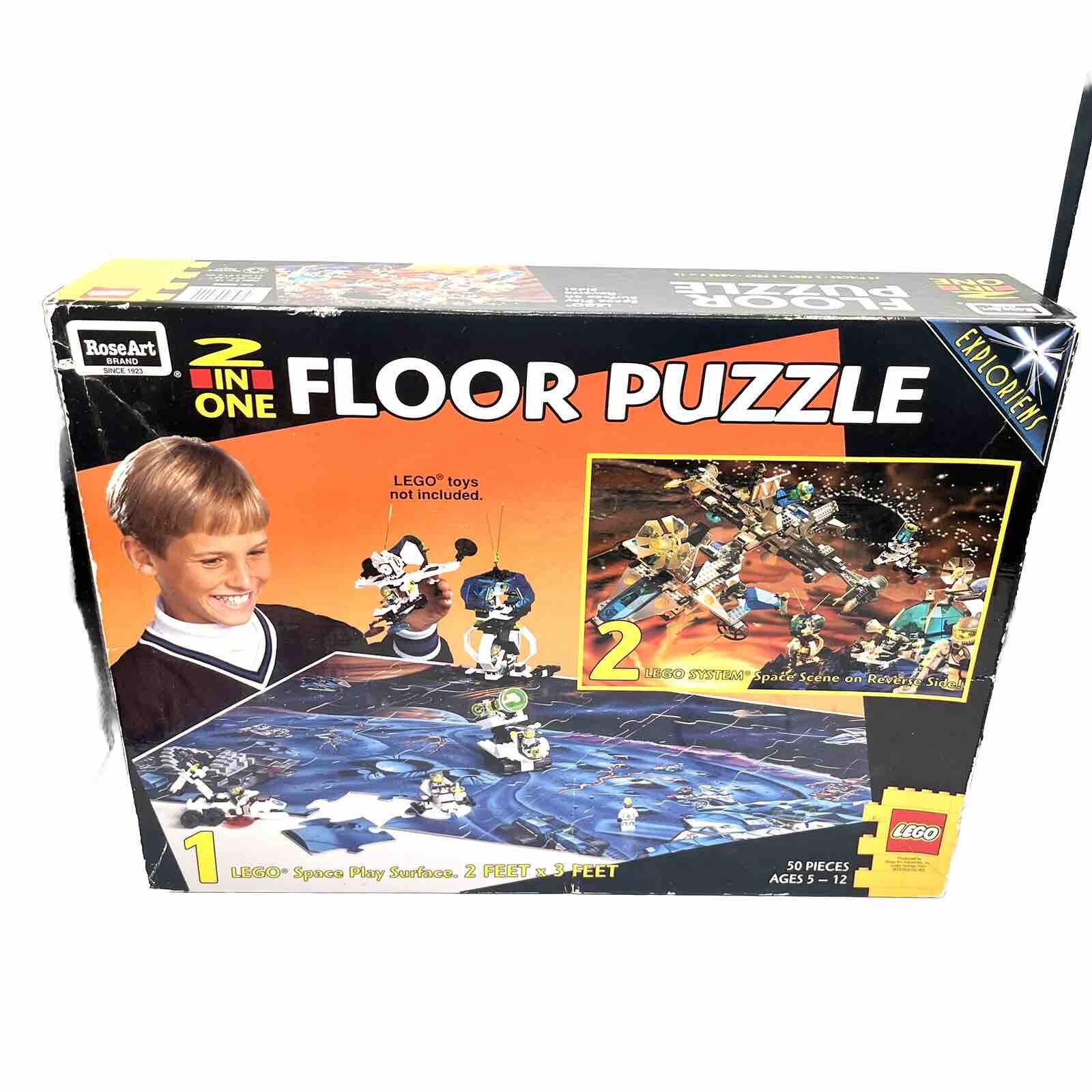 Lego Space Scene Play Surface Jigsaw Floor Puzzle 50 Pieces RoseArt Exploriens 