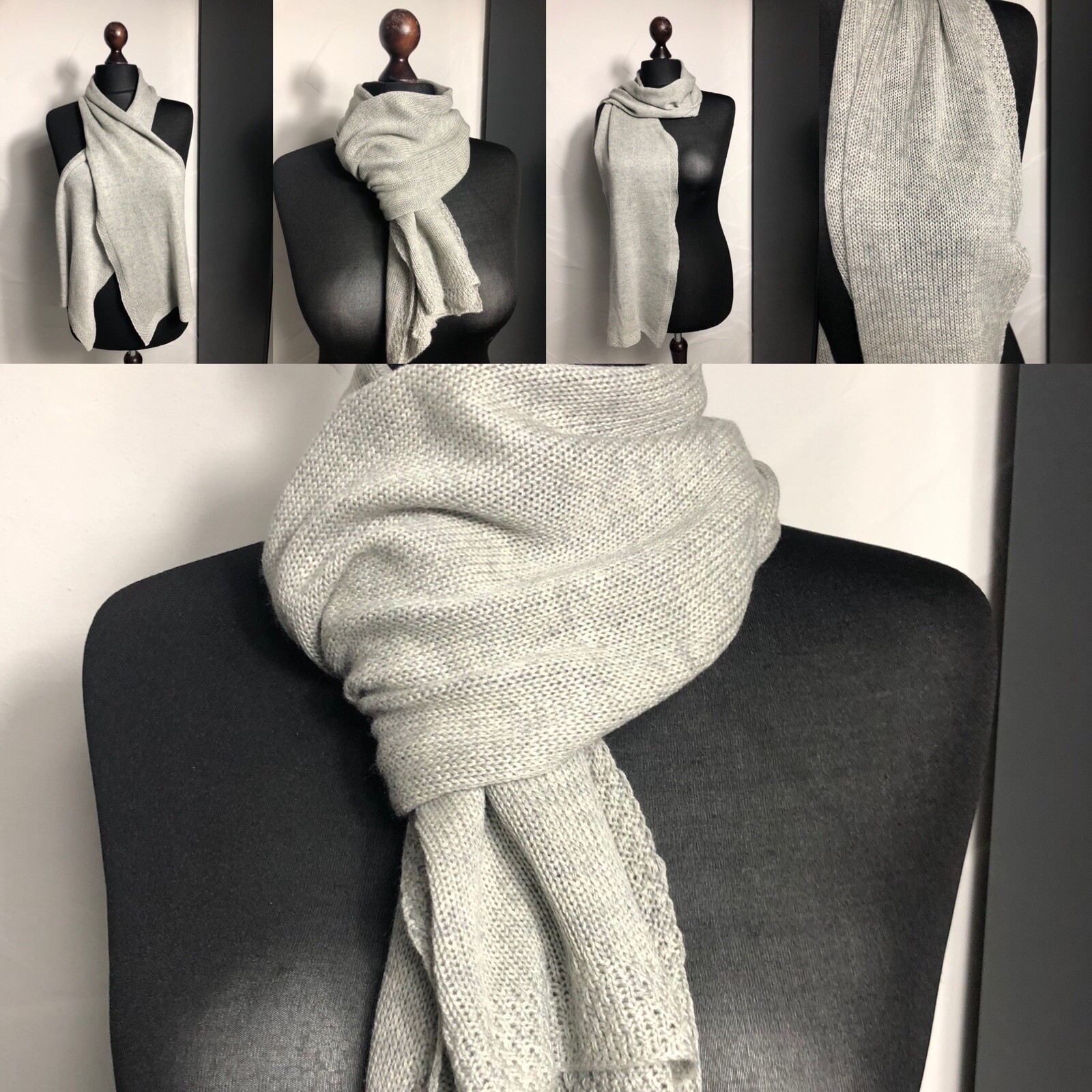 Kupit Soft 100 Kaschmir Schal Hellgrau Fein Cashmere Gestrickt Aus Na Aukcion De Iz Germanii S Dostavkoj V Rossiyu Ukrainu Kazahstan