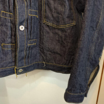 Sugar Cane SC19008 13.5oz Denim jacket S1943 Size: 42 EX Sugar Cane SC19008 13.5oz Denim jacket S1943 Size: 42 EX