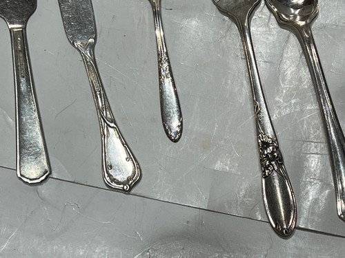 National Silver Community RC 1881 Rogers Insico Reedbarton Silverplate 9 Pieces - Picture 7 of 16