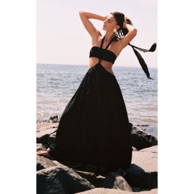 silver dress a line Sheer-Bodice Long A-Line Beaded Prom Dress main image 0
