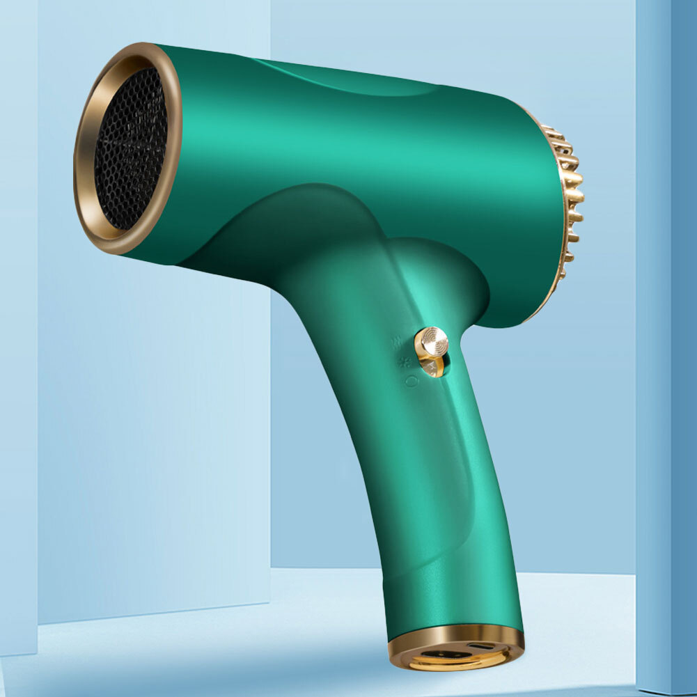 Powerful Cordless Anion Blow Dryer Portable Hair Dryer for Travel Home