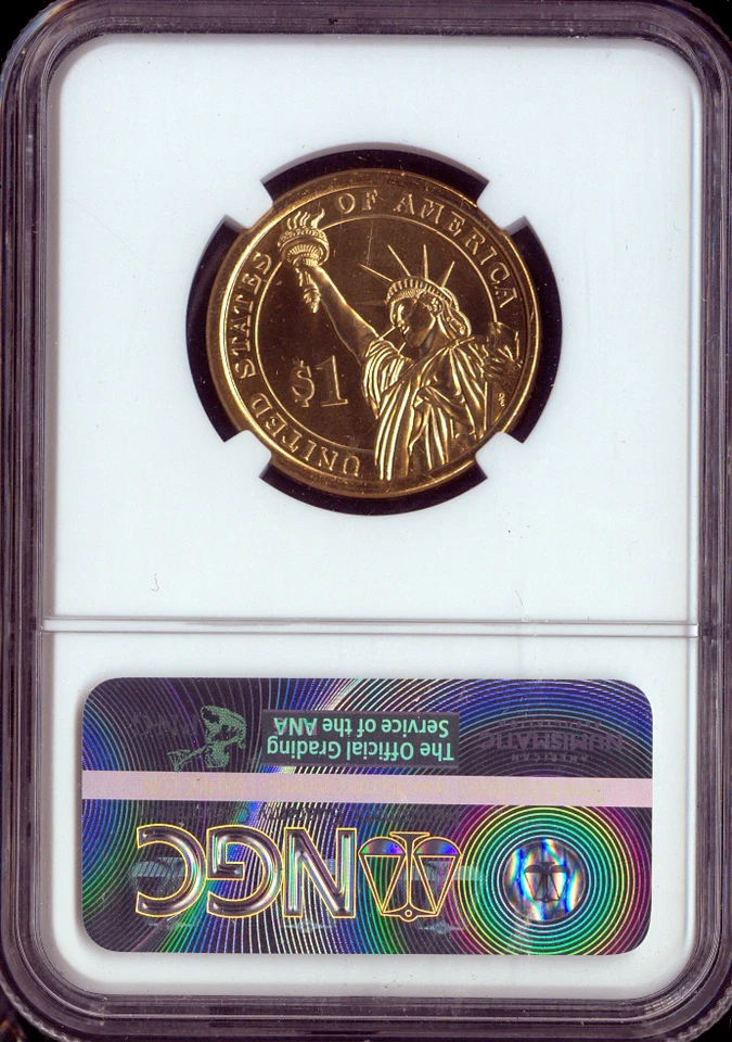 2015-D Dwight D. Eisenhower Dollar NGC MS68 PL - 34th U.S President POP-4 Rare - Image 2 of 2