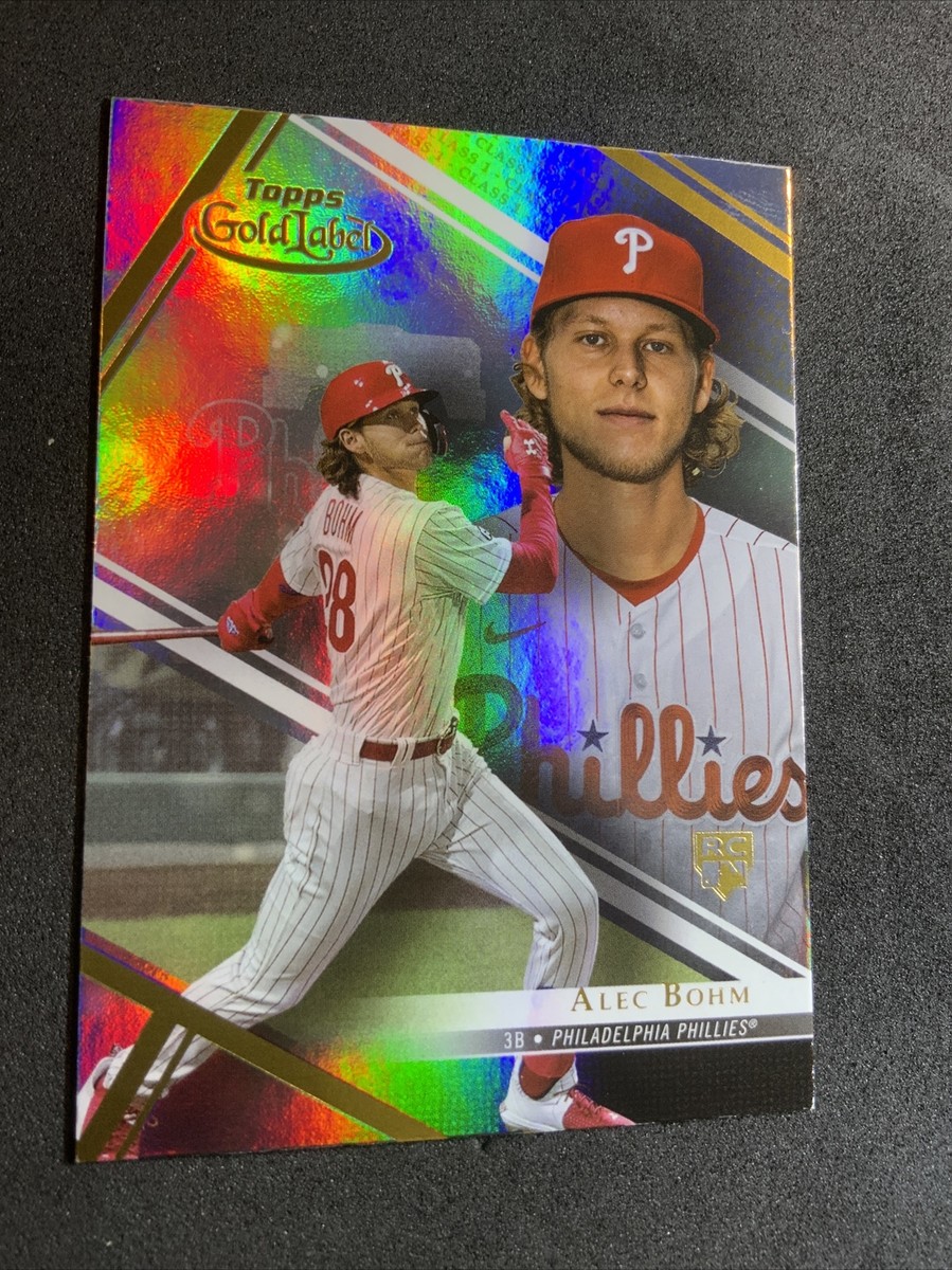 2021 Topps Gold Label #87 Alec Bohm RC Philadelphia Phillies