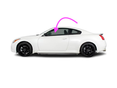 Fits: 2008-2015 Infiniti G37,Q60 2D Coupe Driver Front Left Door Window Glass