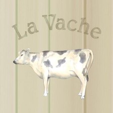 Ceramic Backsplash Tile Mural Farm Animal Kitchen/Bathroom - La Vache-Cow