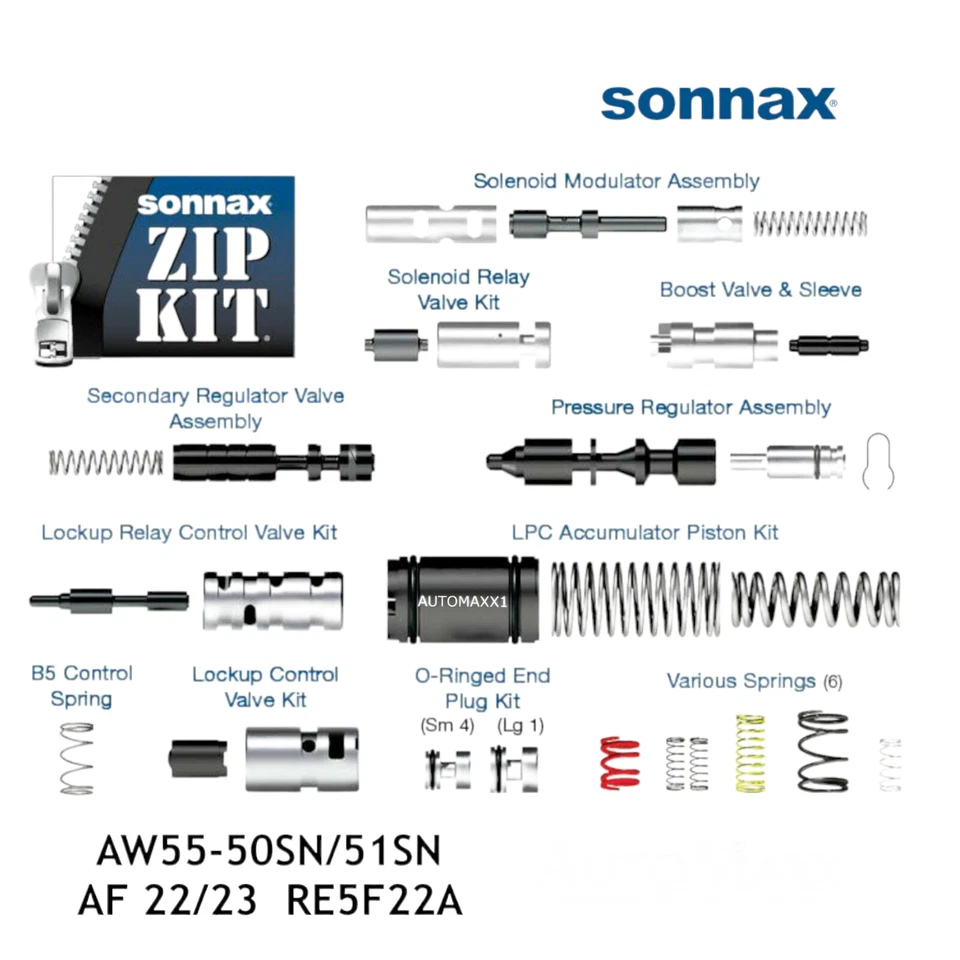 Kit AW55-50SN-ZIP da Sonnax serve para muitos GM Nissan Suzuki e Volvo 2001-on - Imagem 3 de 3