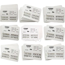 10 X AZDENT Dental Ortho Bracket Braces Mini Standard Roth Edgewise MBT 018 022