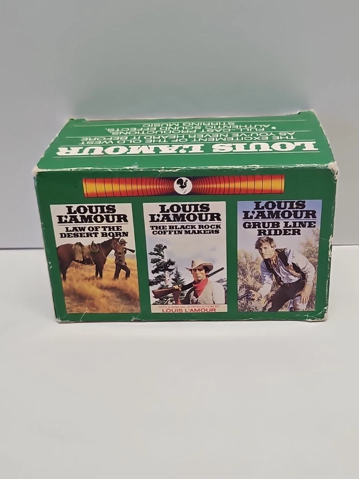 Louis L’Amour Audio Cassettes Boxed Set The Law Of The Desert Born..(GW022) - Image 3 of 4