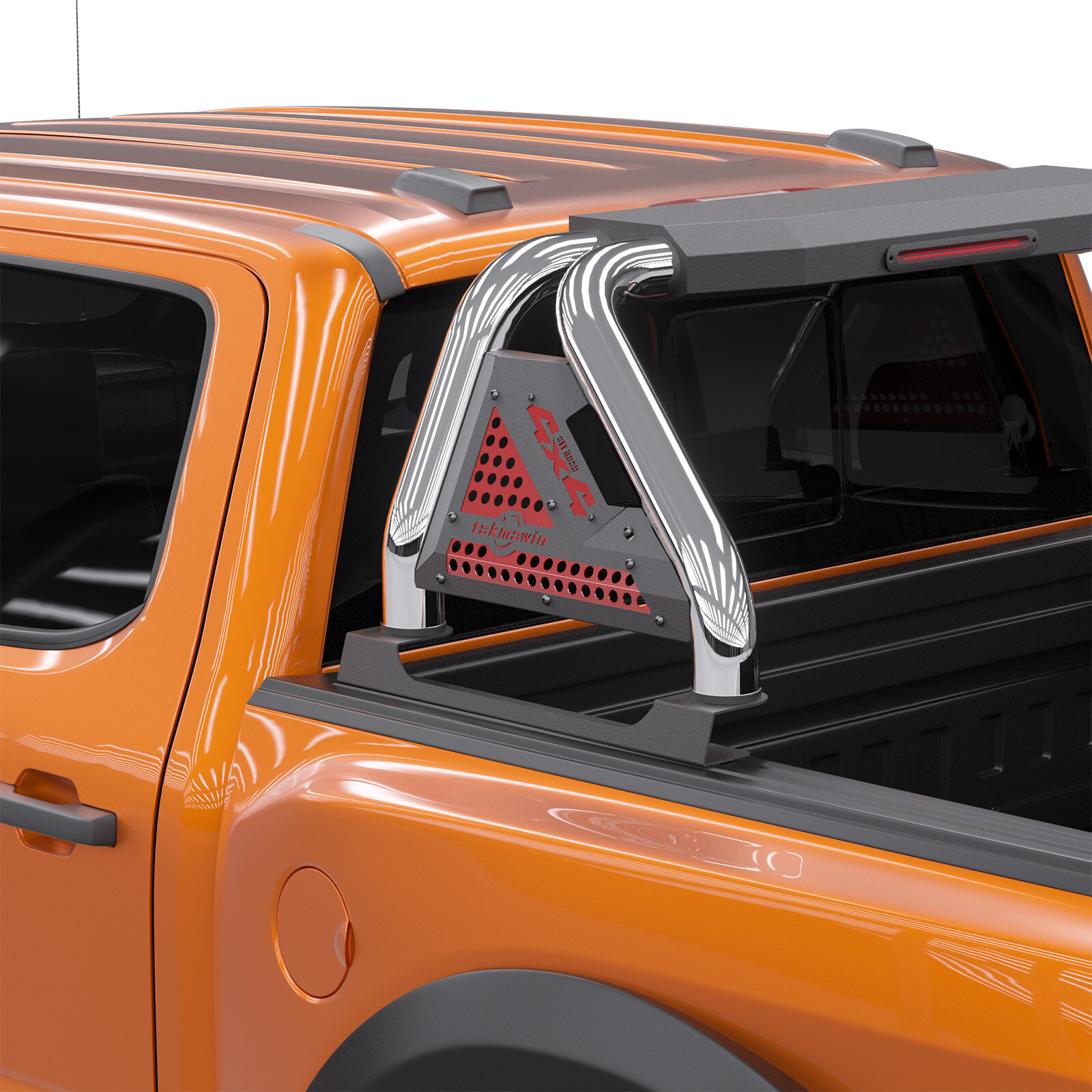Adjustable Bed Roll Sport Bar For 2005-2024 Toyota Tacoma Truck Chase Roof Rack