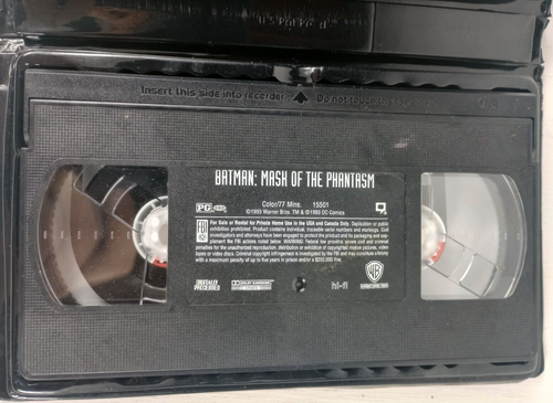 Batman - Mask of the Phantasm (VHS, 1994, Clamshell) - Picture 3 of 3