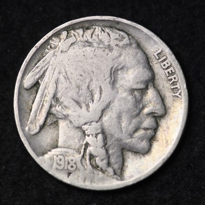 1918 Buffalo Nickel FREE SHIPPING