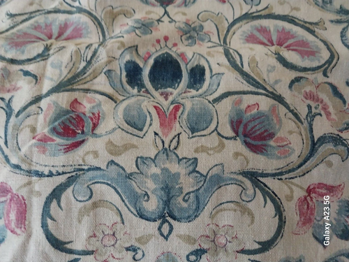 Par de cortinas vintage Ralph Lauren Provence - 84" de largo lavadas - algodón/forradas - Imagen 13 de 19