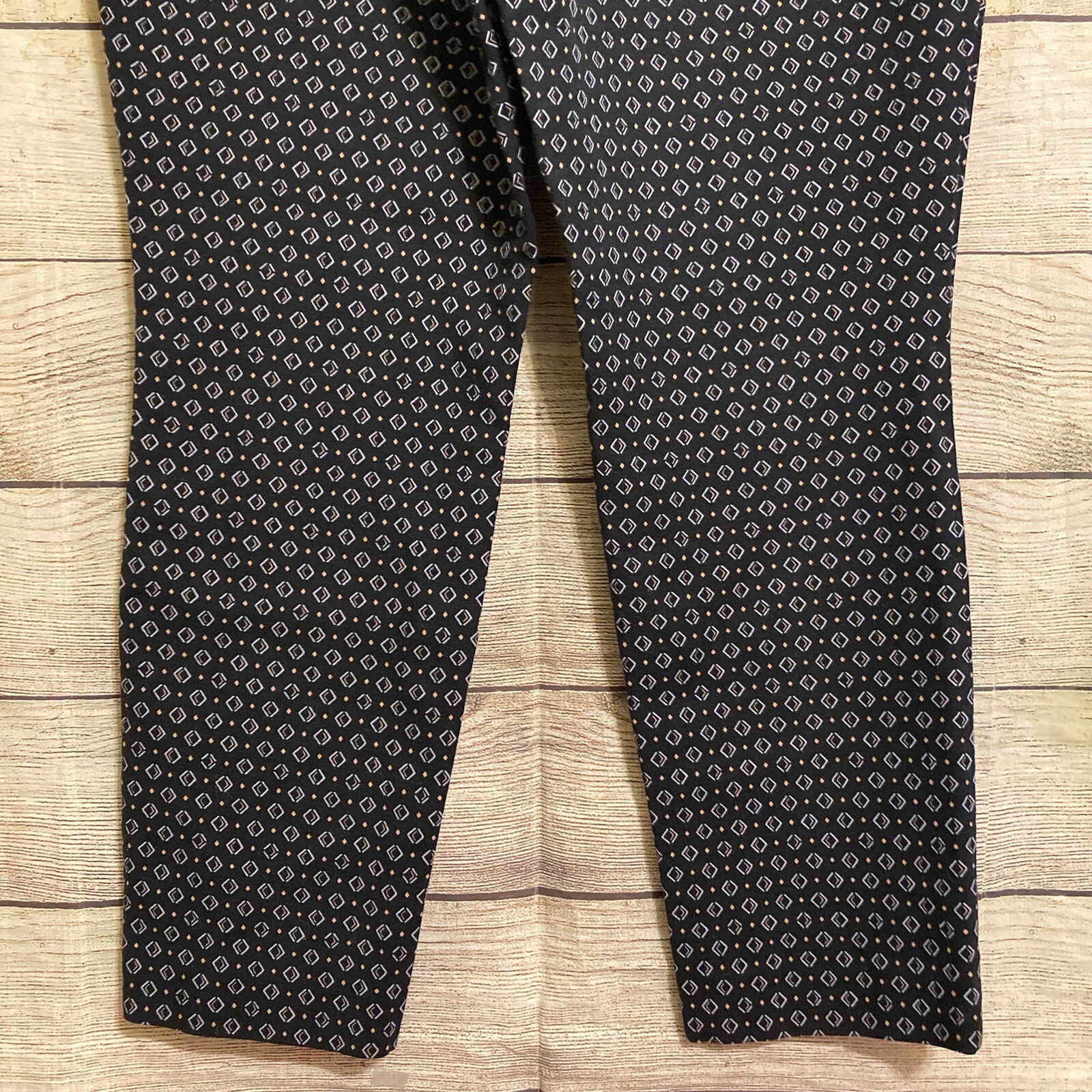 Loft Patterned Full Panel Maternity Pants Size 12… - image 5