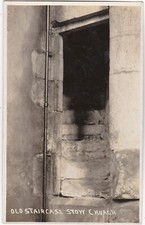 Old Staircase Inside Church, STOW. Lincolnshire RP