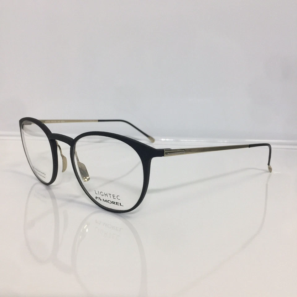 Nuevo Lightec 30071L ND04 Negro Satinado Impresión 3D Titanio Templos Anteojos 50mm Foto 2 de 4