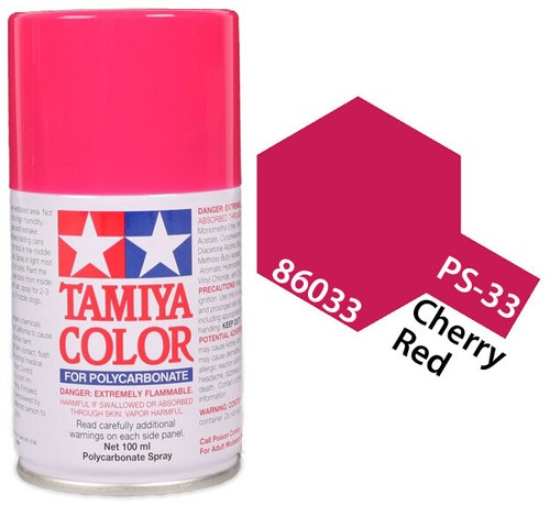 Tamiya 86033 PS-33 Cherry Red 