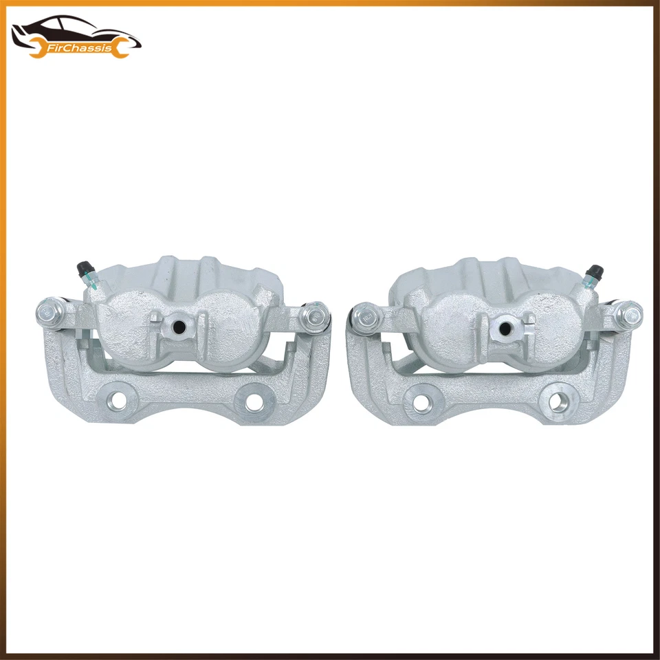 2x Front Sides Disc Brake Caliper w/ Bracket for Nissan Pathfinder Infiniti QX4 Foto 4 de 4