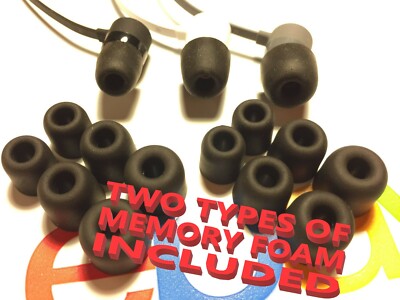 Memory Foam Ear Tips For Beats by Dre Beats Flex BeatsX X Headphones Ear Buds