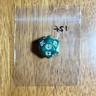 🎲 MTG d20 Spindown 20-sided Life Counter die dice - Kaladesh - Green - KLD 751