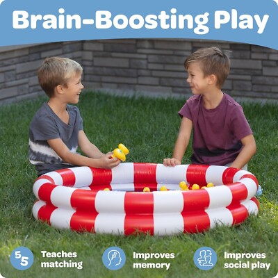 Carnival Game Duck Pond Matching Outdoor Games for Kids Birthday Party Field Day