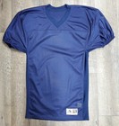 New Augusta Sportswear Navy Mesh Solid Insets Football Jersey Adult Size Small 