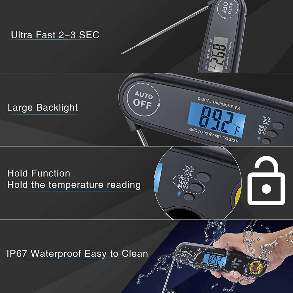 Meat Thermometer Instant Read
