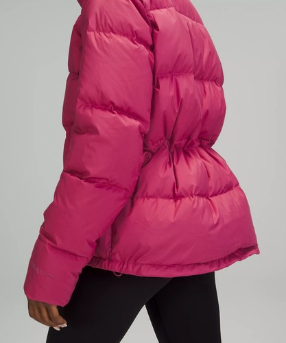 NEW Women Lululemon Wunder Puff Jacket Pink Lychee Size 8 - Picture 8 of 10