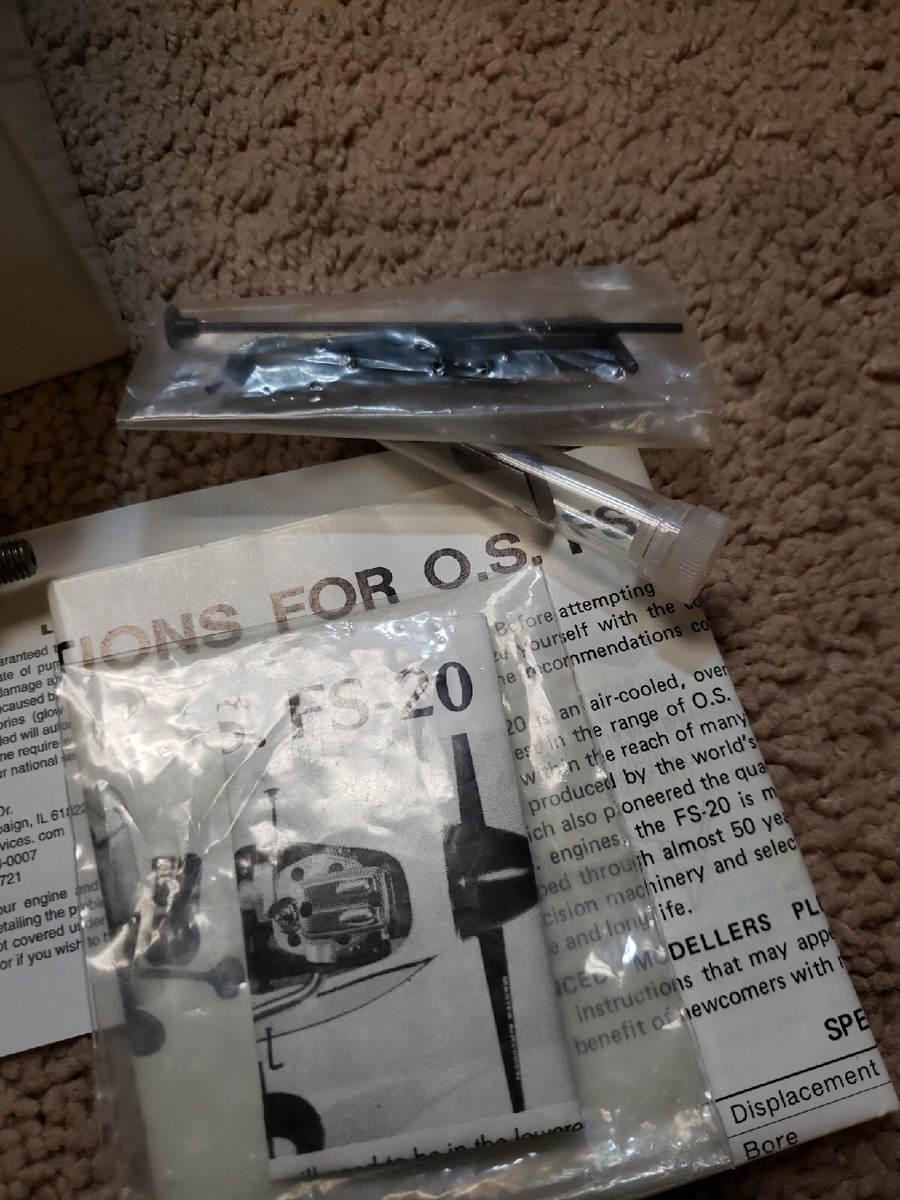 OS Engine - OS FS-20 four stroke motor - New! GH | eBay