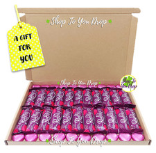 42 ITEM RASPBERRY RUFFLES BARS & HEARTS PERSONALISED GIFT HAMPER Present Coconut