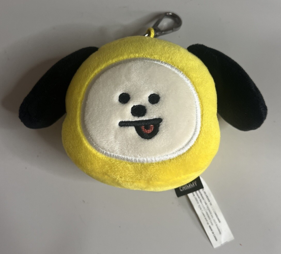 BTS BT21 x Line Friends CHIMMY 10cm Face Doll Jimin Keyring Bag