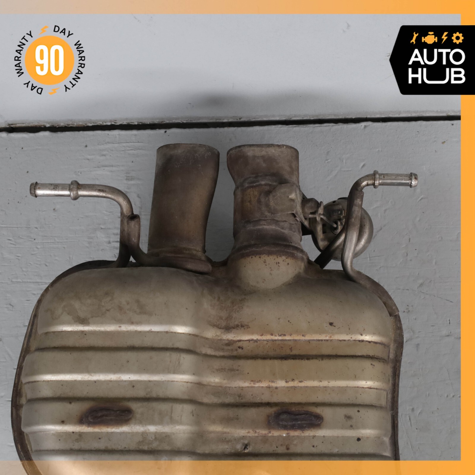 03-12 Bentley Continental GT Exhaust Muffler Mufflers Right & Left Set OEM