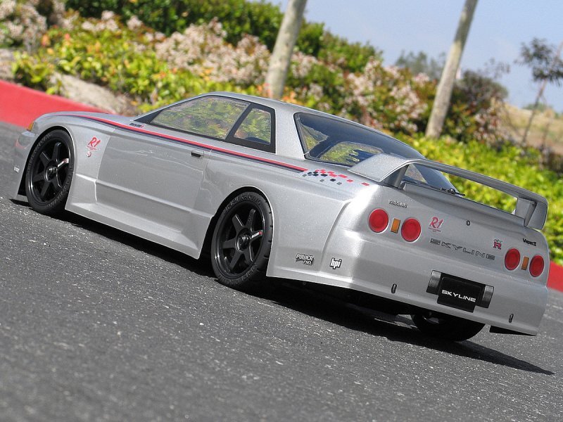ミニカー hpi-racing NISSAN Skyline GT-R R32 HPI 1/10 RC Car BODY Shell NISSAN R32 GT-R CLEAR- UNPAINTED #17515
