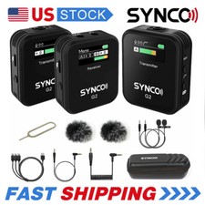SYNCO G2 A2 Wireless Lavalier Microphone System For Camera Tablet Phone Vlog